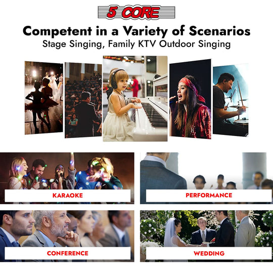 Dynamic karaoke microphone with strong signal output