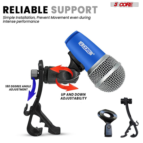 Premium drumset microphone package for professional drummers and sound engineers