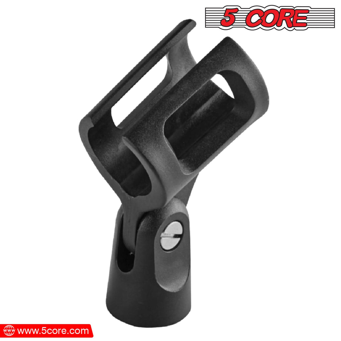 Reliable mic clip holders set with adapter screws for microphone mounting