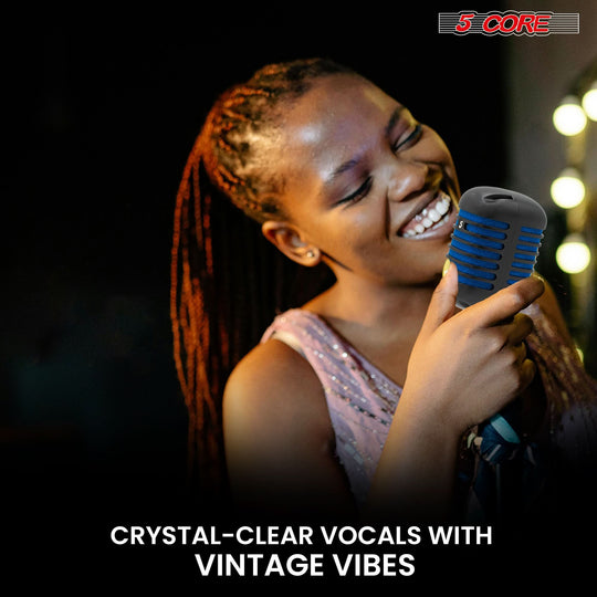 5Core blue mic with classic look and premium audio quality