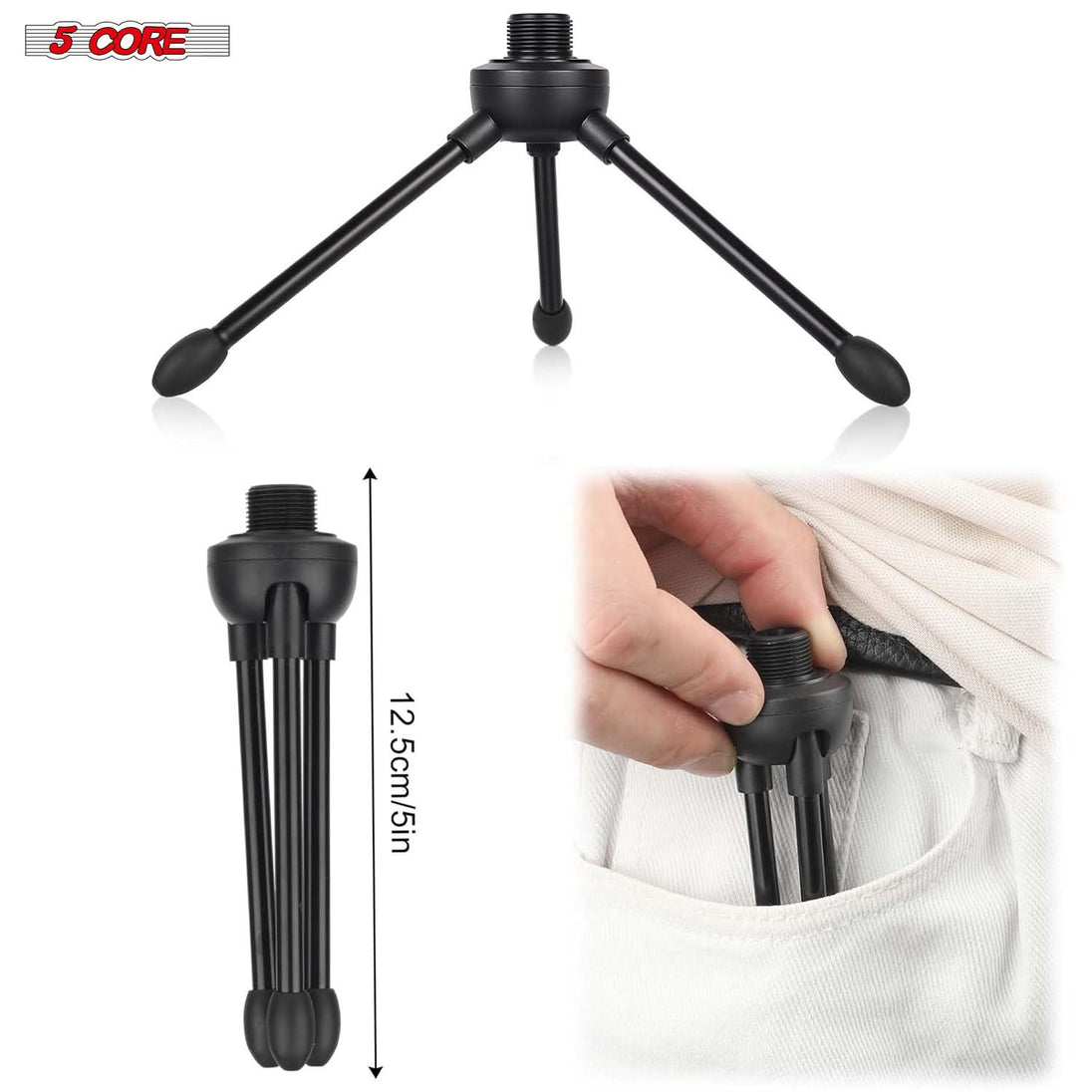 Copper finish drum microphone for clear percussion sound