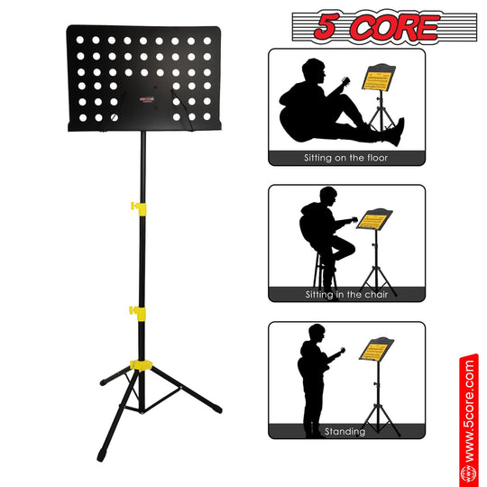 Adjustable height and tilt for optimal viewing