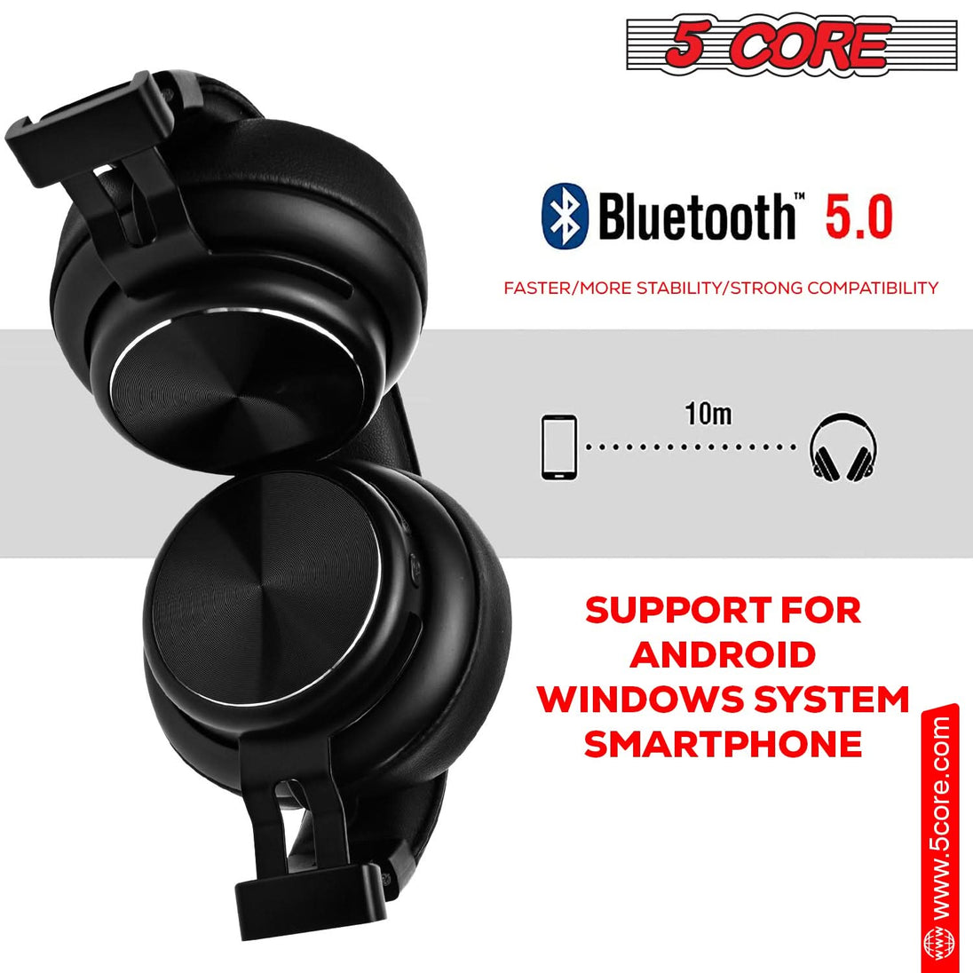 Noise cancelling headphones with padded ear cups