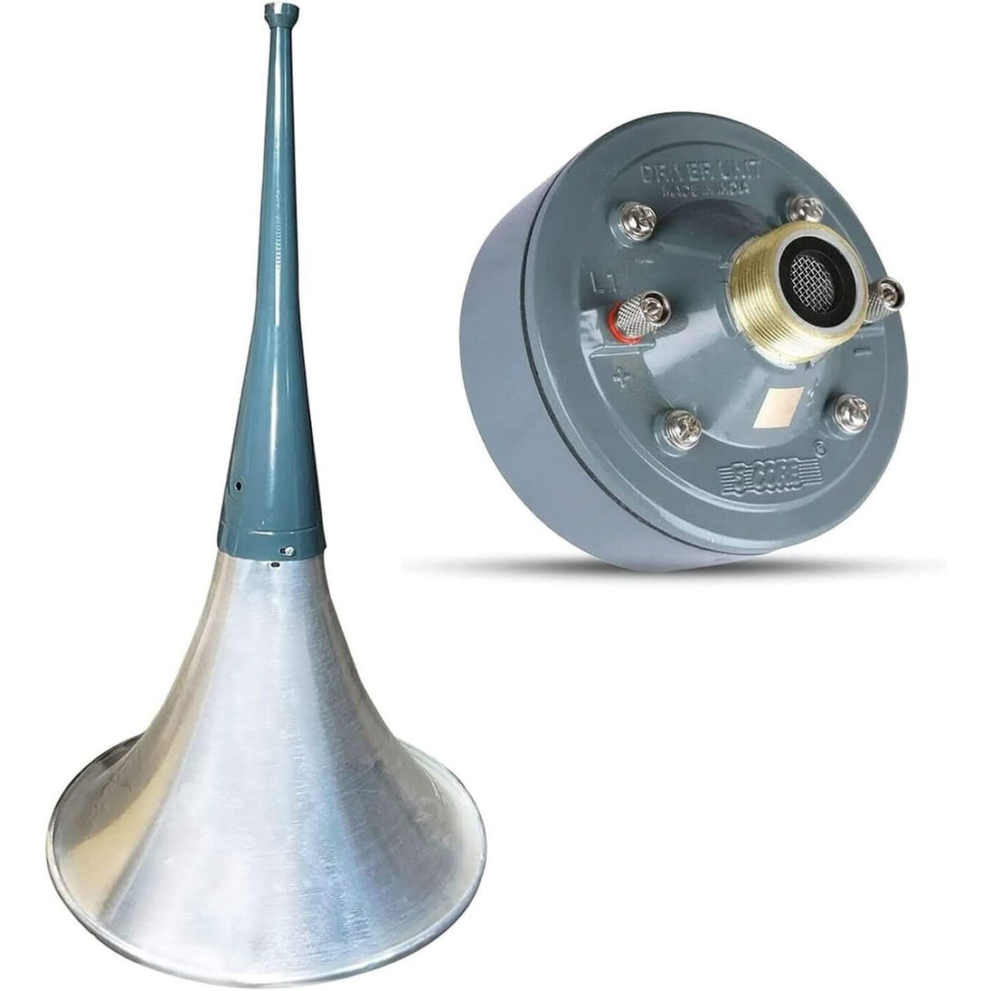 5Core 600W PMPO PA horn speaker with compression driver and 22 inch trumpet throat audio system