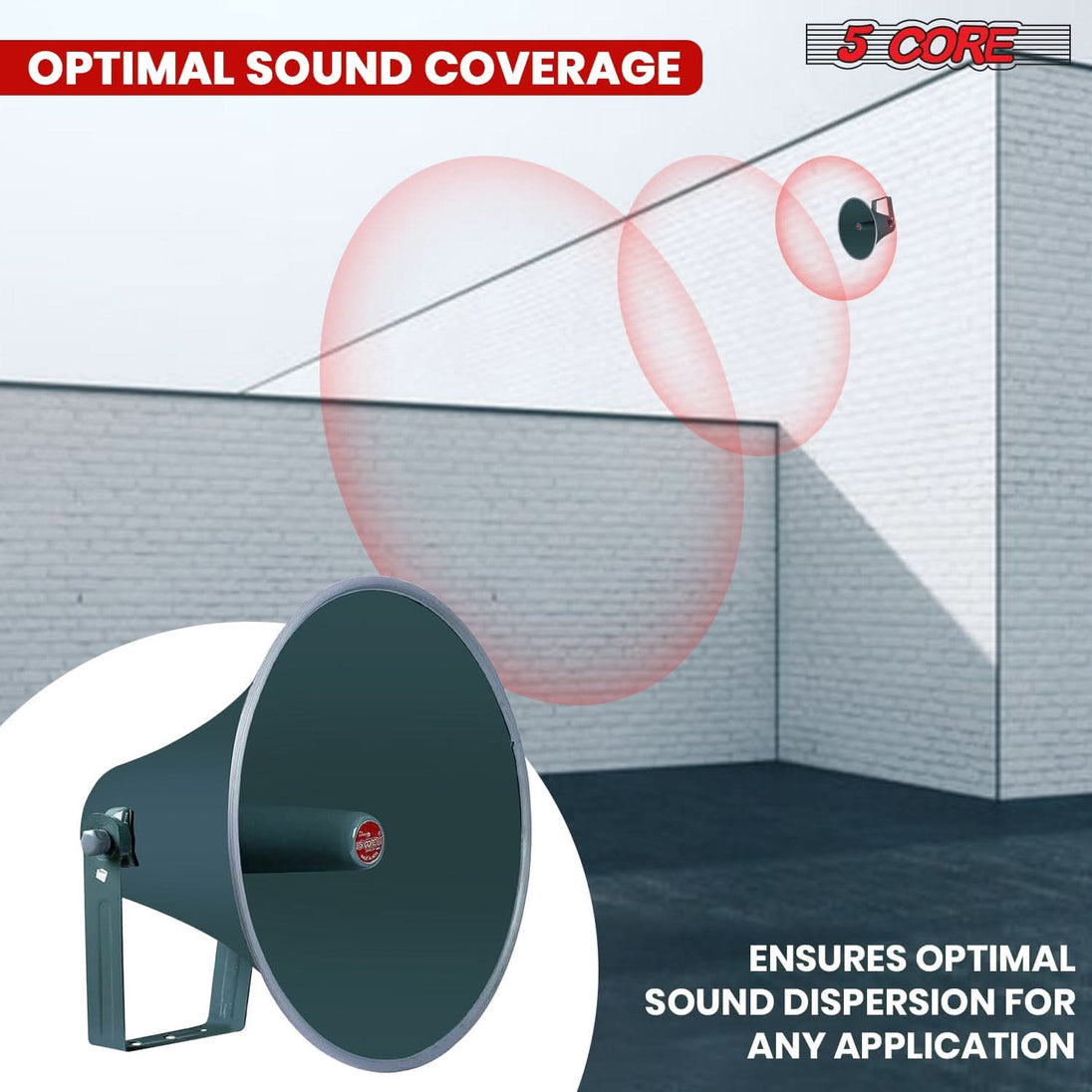 Durable speaker horn designed to withstand harsh environments