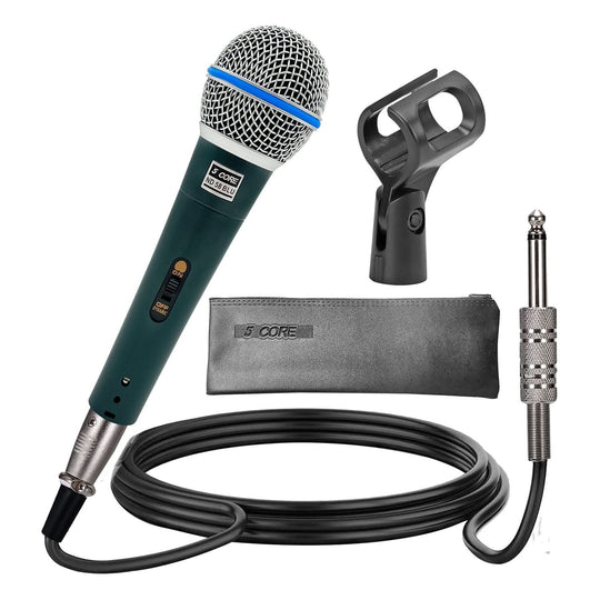 5Core XLR dynamic microphone, karaoke singing studio handheld mic
