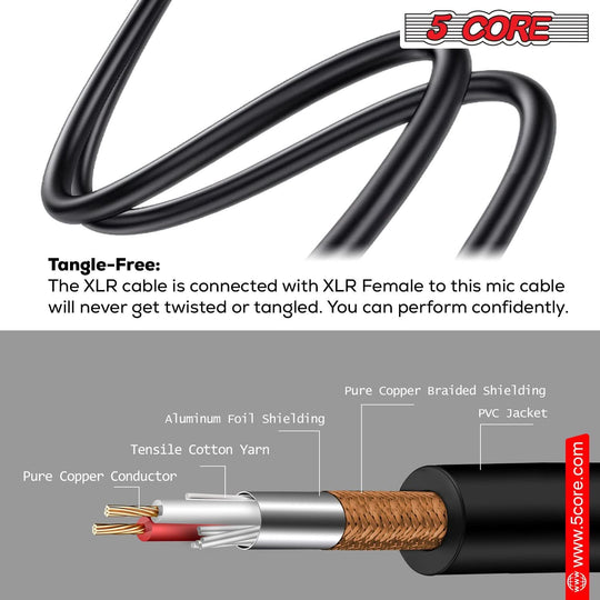 Noise-resistant balanced cables for clean audio connection