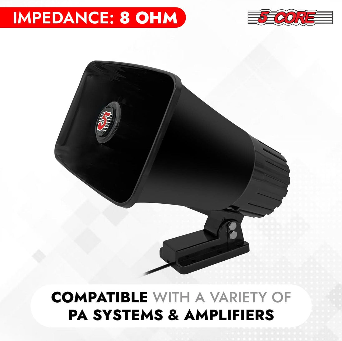 Loudspeaker with a wide frequency range for clear, balanced sound and powerful audio performance.