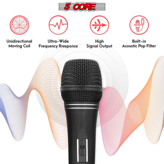 Studio-grade XLR microphone ideal for podcasts, vocals, and speeches