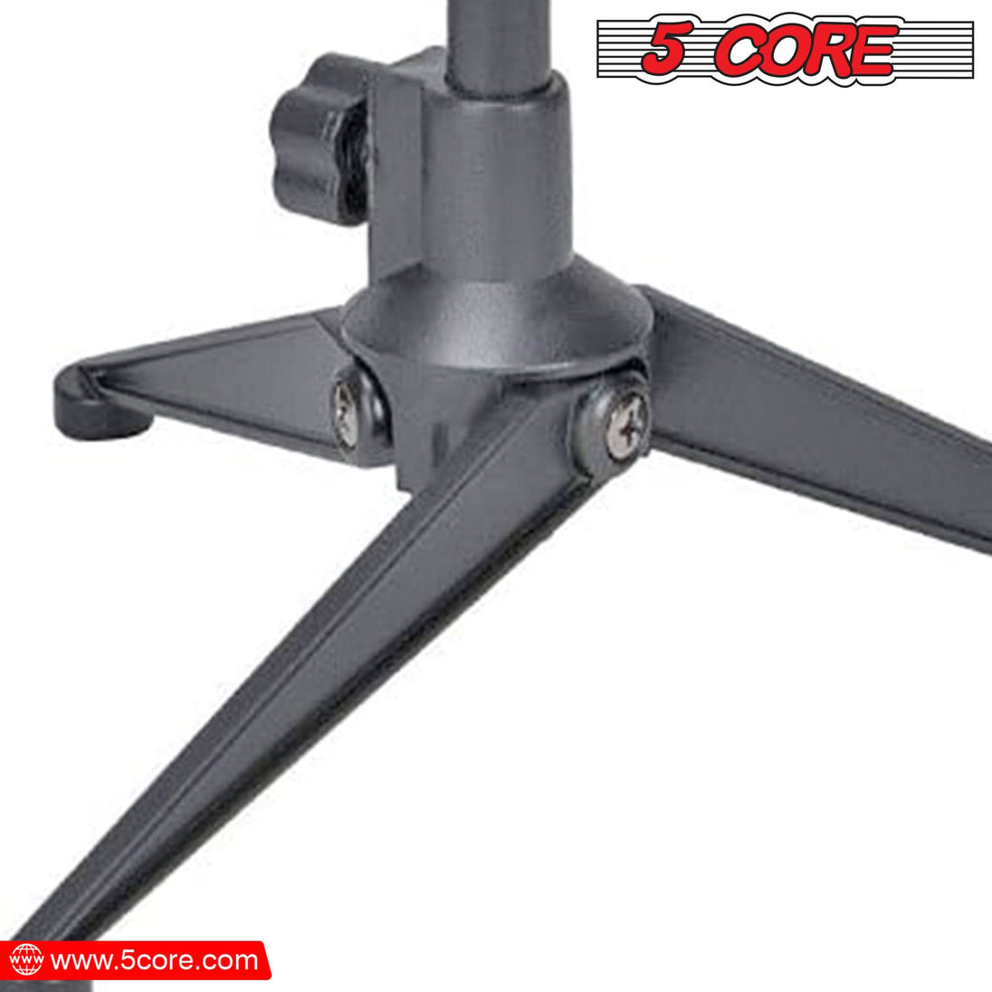 5Core microphone clip holder, 6-pack, screw adapters 5/8 to 3/8 inch