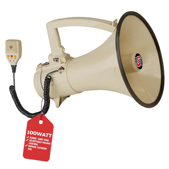 Beige megaphone