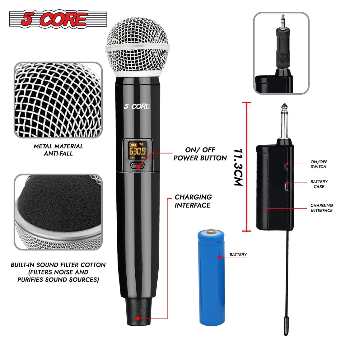 Enjoy seamless singing with our karaoke microphone, designed for wide compatibility with various devices