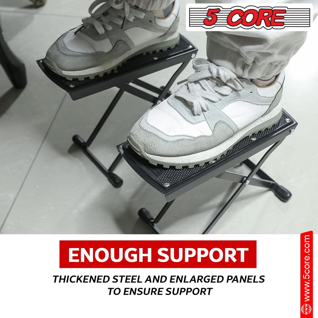 Sturdy and durable leg rest