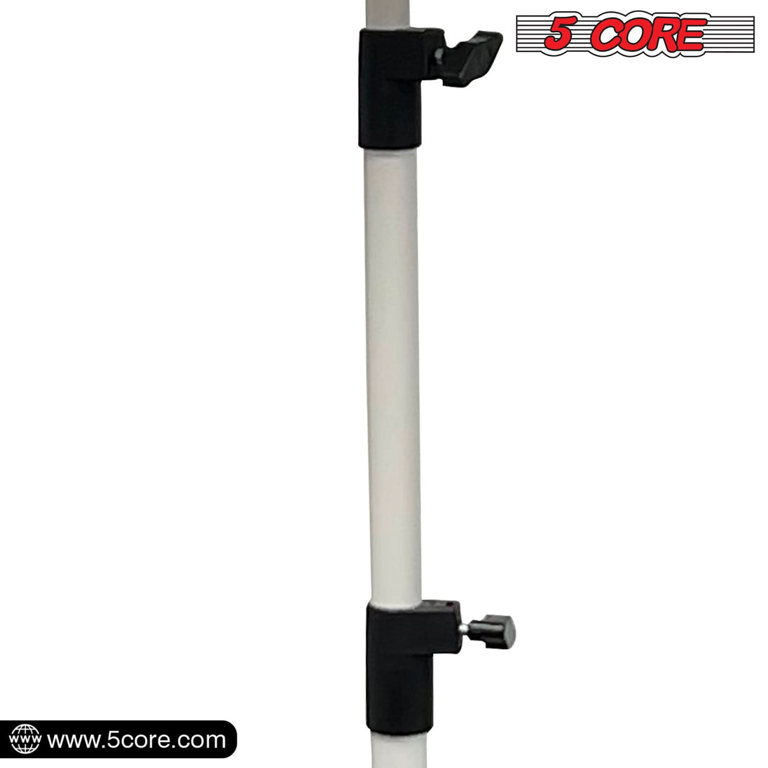 White 5Core music stand adjustable tripod for sheet music and notes