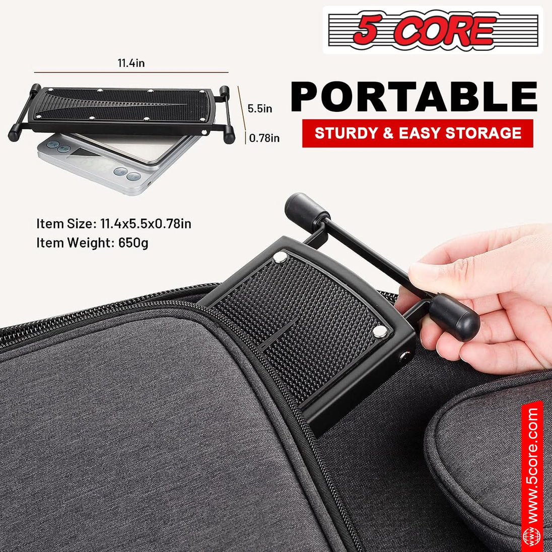 Collapsible folding guitar foot stool