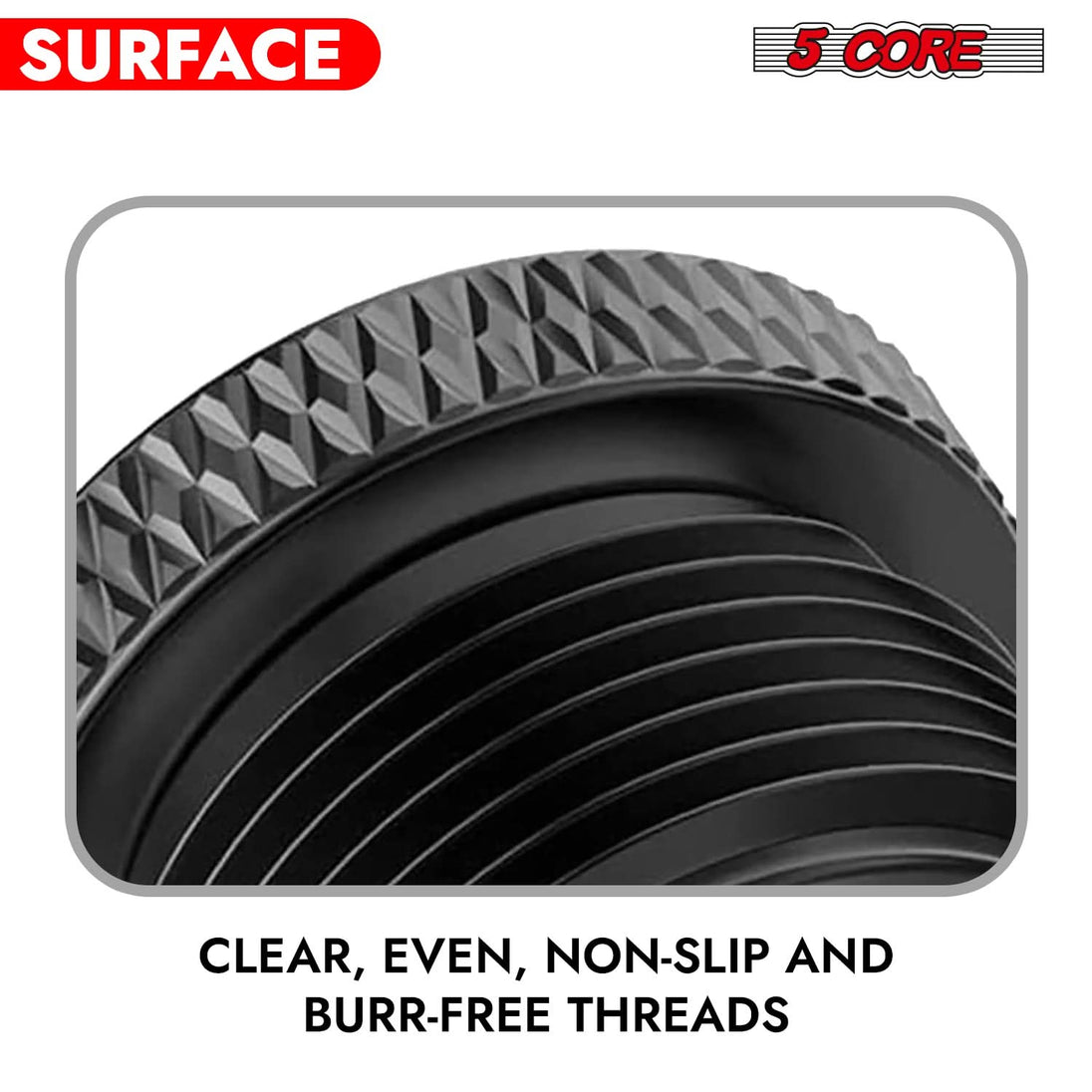 5Core 12-pack adapter, 5/8" male to 3/8" female conversion connector for mic stands