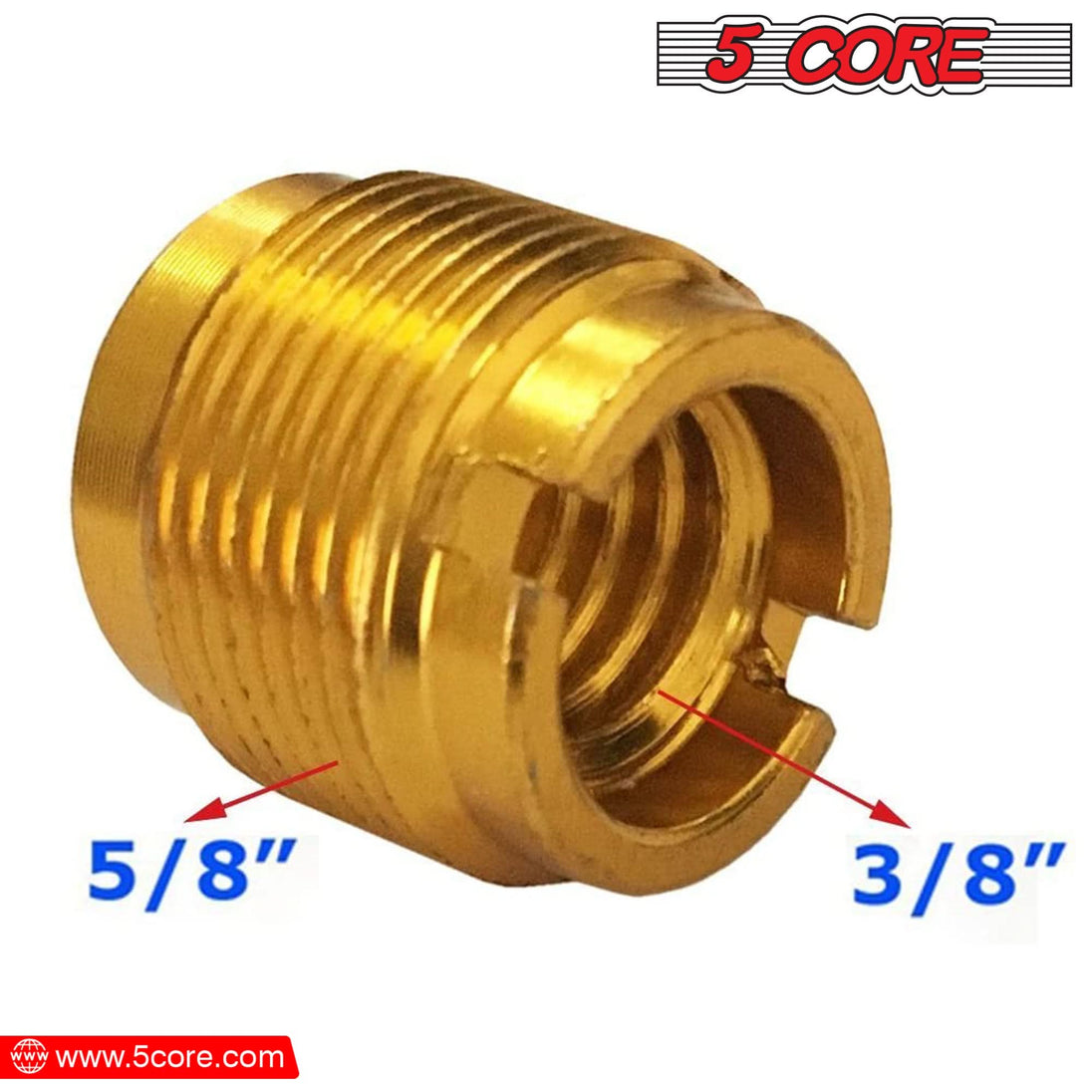 Microphone clip holders pack of 2 with 5/8 to 3/8 inch thread adapters