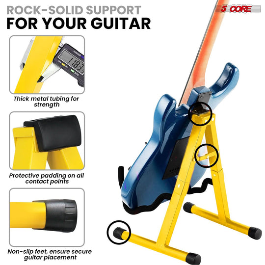 Sleek yellow design ideal for studio and stage