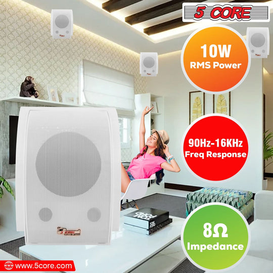 5Core audio system ideal for home entertainment and outdoor setups