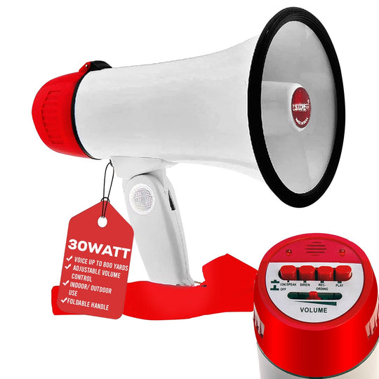 5Core mini 30W megaphone bullhorn speaker for kids with 800 feet range