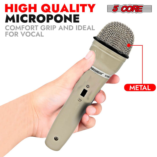 5Core studio microphone with XLR for clear and powerful sound