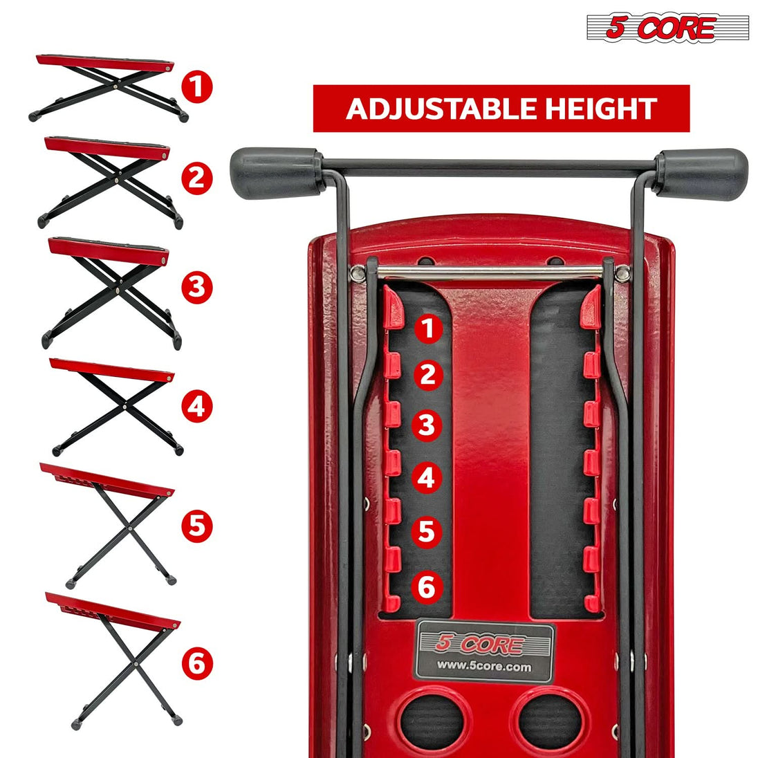 get your Guitar foot rest from people's trusted brand 5 Core