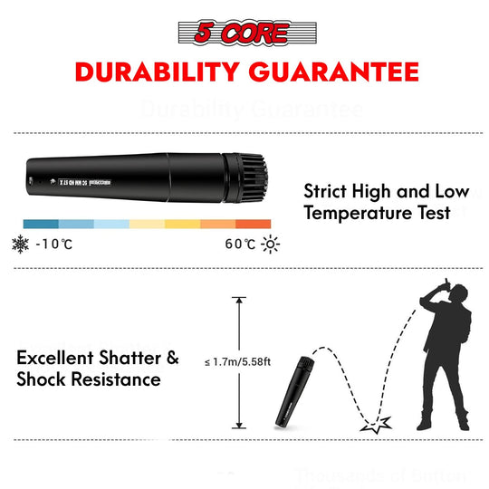 Reliable XLR dynamic mic for professional audio needs