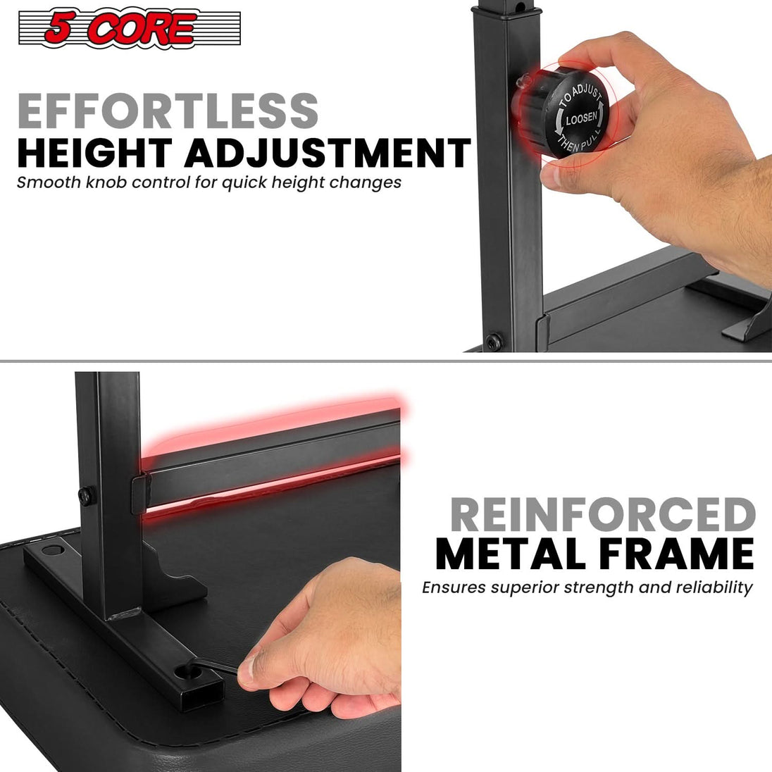 A keyboard piano seat with customizable height, allowing for easy adjustment to suit the player's preferred posture and comfort level