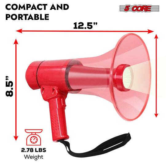 Best among all portable bullhorns, offering unmatched power, portability, and weather-resistant design.