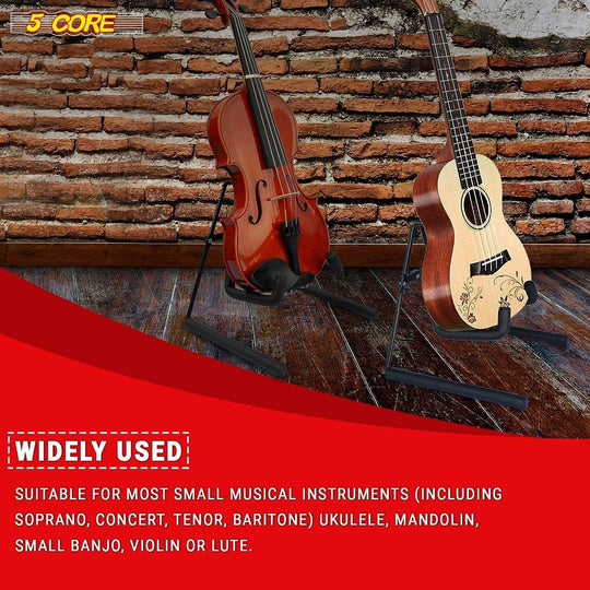 5Core portable foldable stand for ukulele, violin, mandolin, and mini guitars