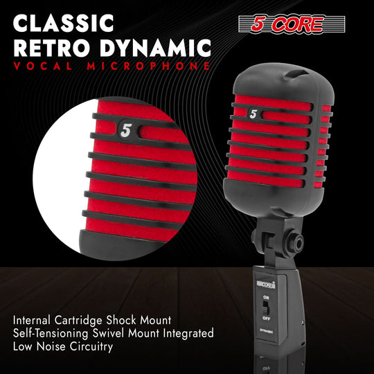 Vintage microphone with classic retro design and high-quality sound, ideal for performances, recordings, and collectors