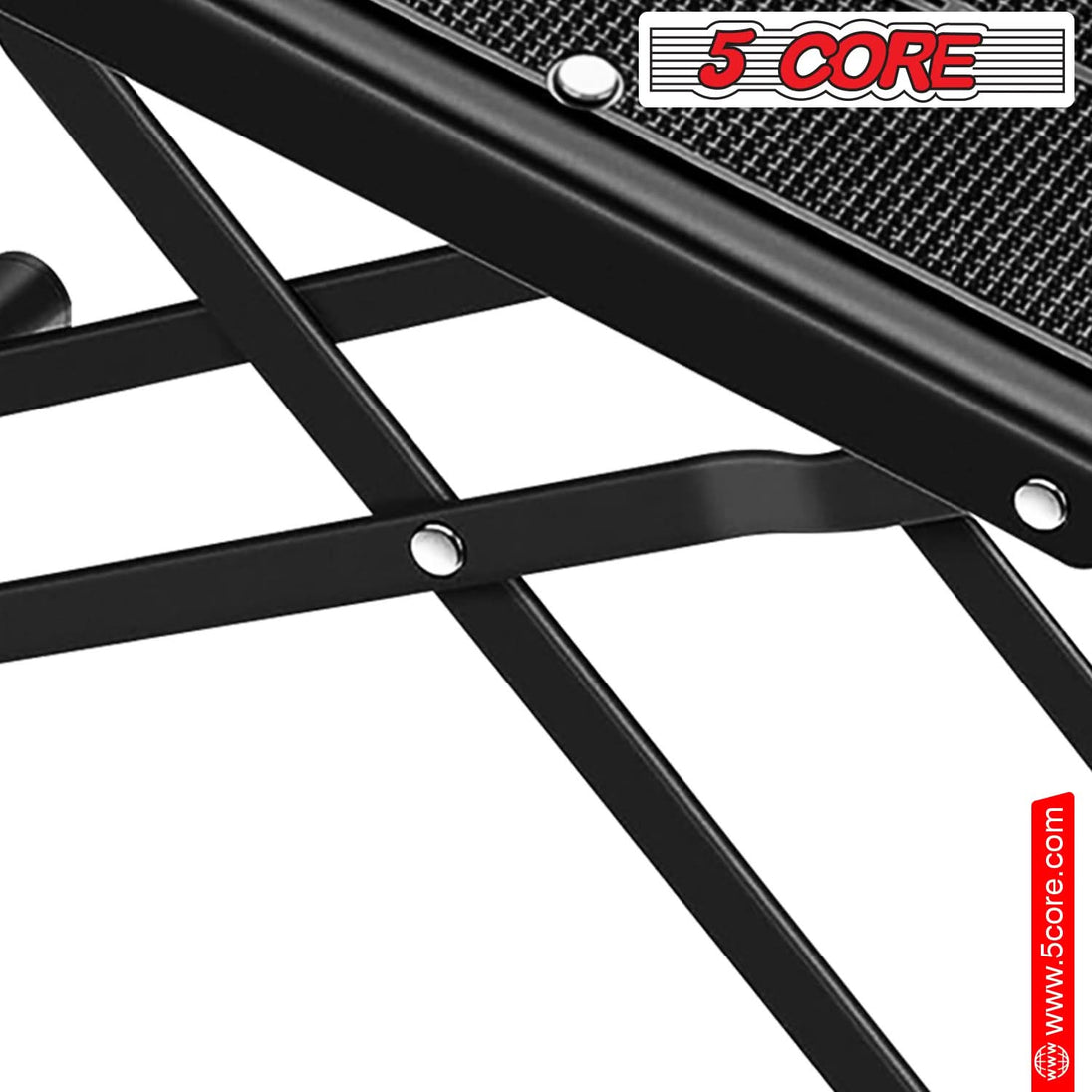 Long 10 foot power extension cord with molded plugs