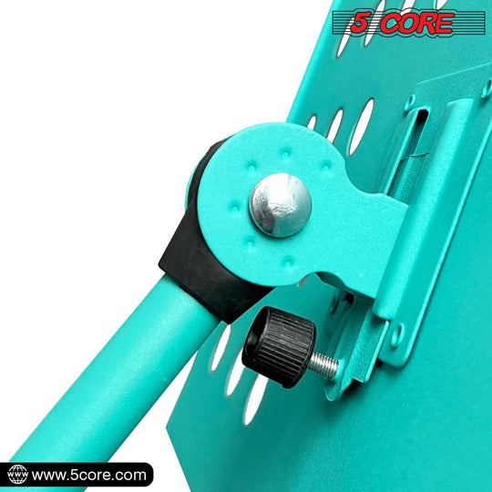 5Core adjustable folding music stand for sheet music, portable tripod note holder