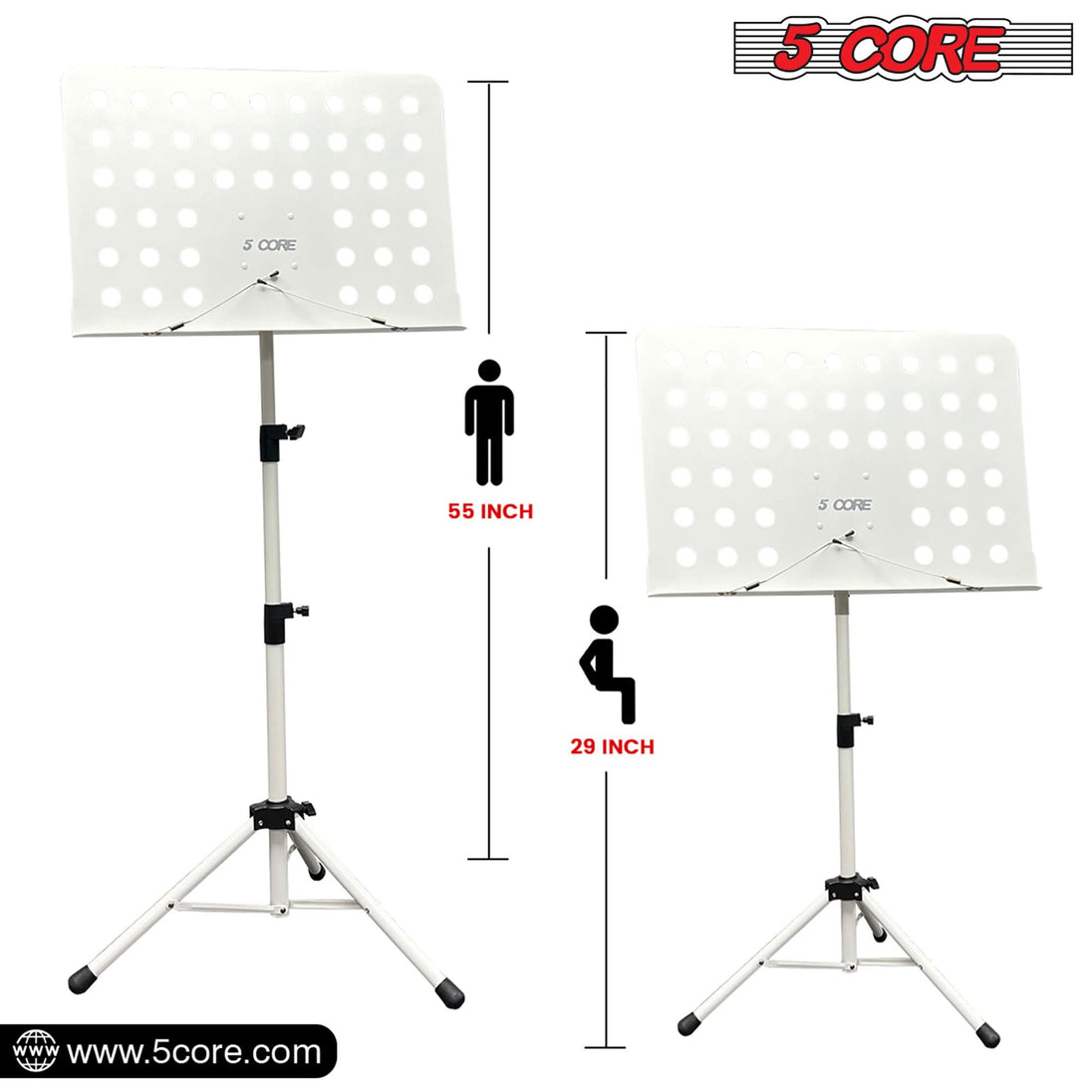 Adjustable height and angle for convenience