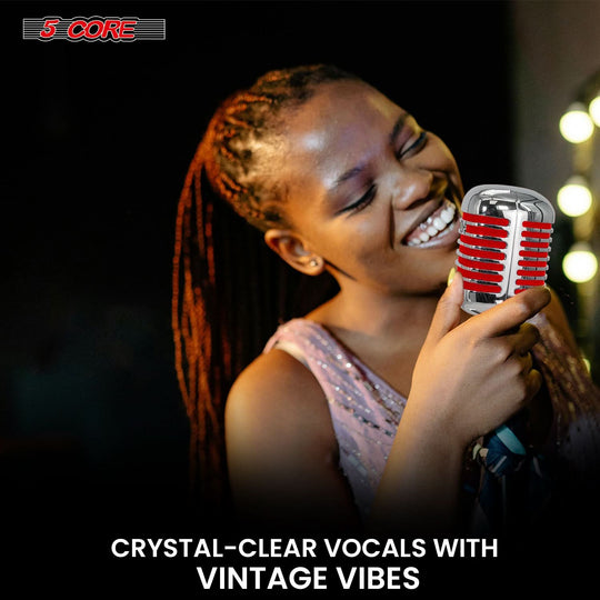 Microphone Classic Dynamic Professional XLR Studio Retro Style Mic