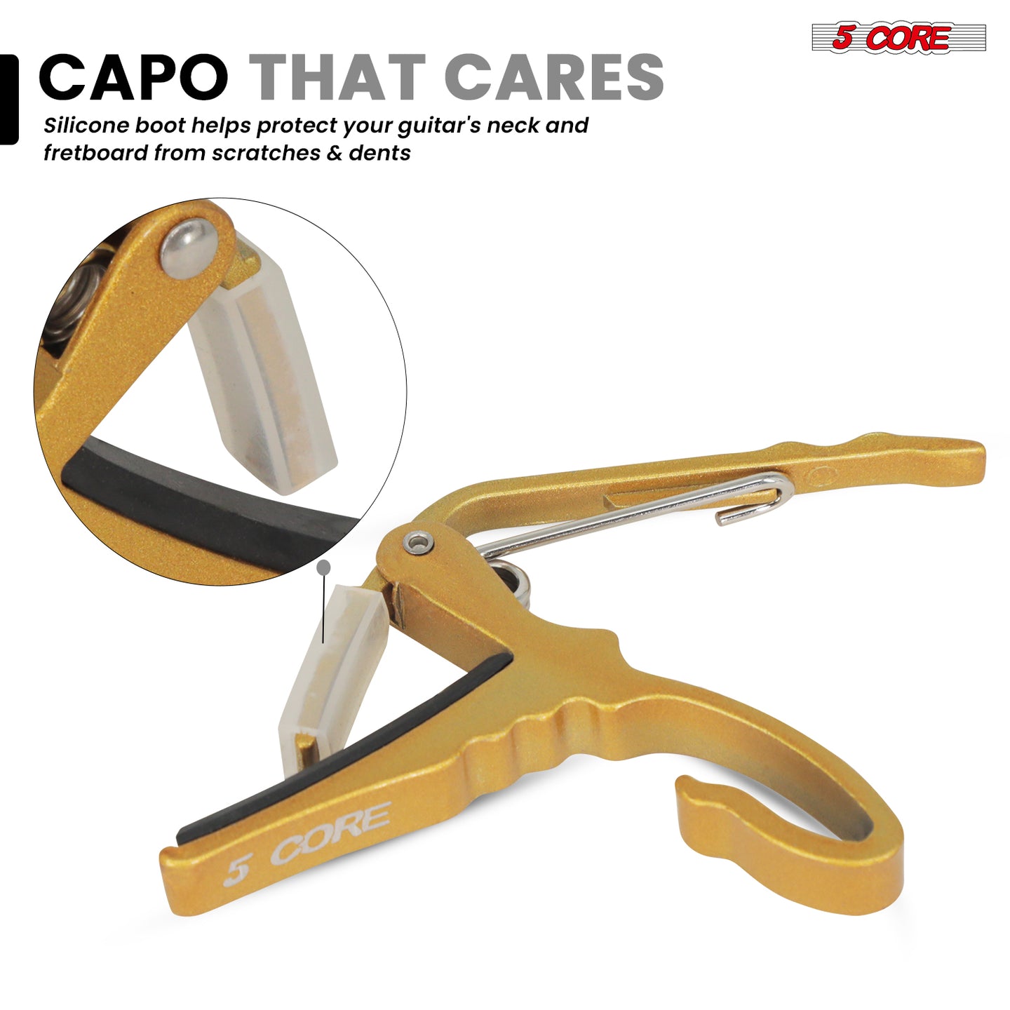 Portable carry bag for capo and guitar picks storage
