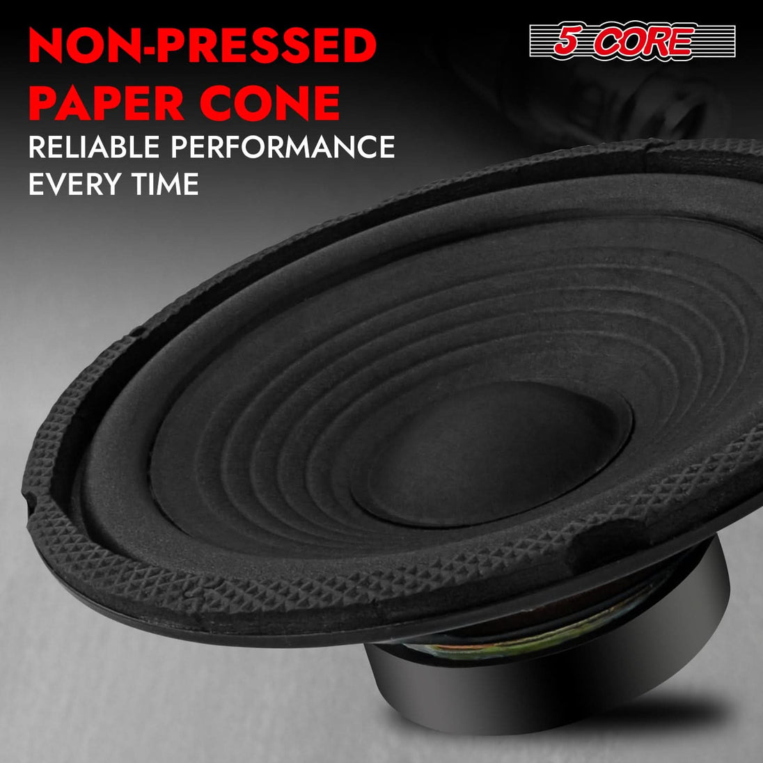 Replacement 6.5 inch subwoofer for car audio with strong bass response