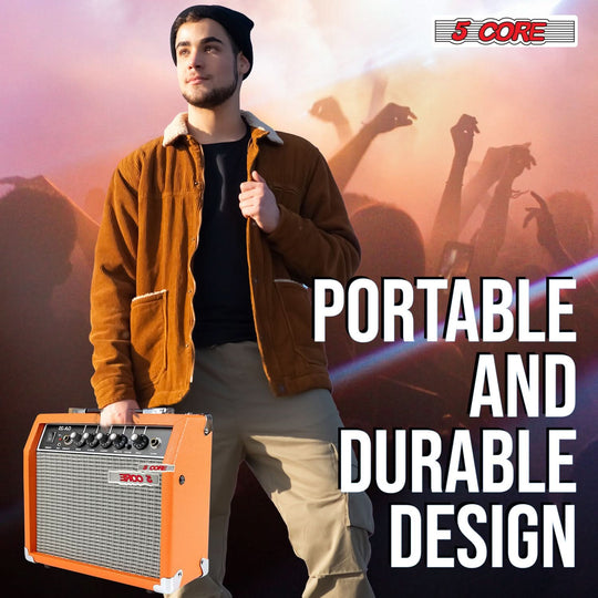 5 Core compact 20W guitar amp for practice bass and acoustic instruments