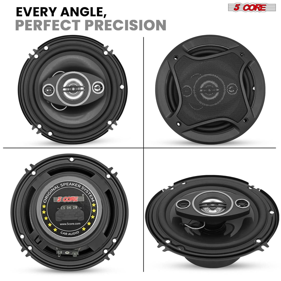 Efficient and loud 5 Core speaker ideal for replacing factory car speakers