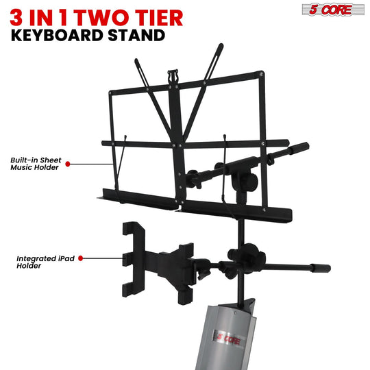 Reliable 5Core piano riser with added support and portability features