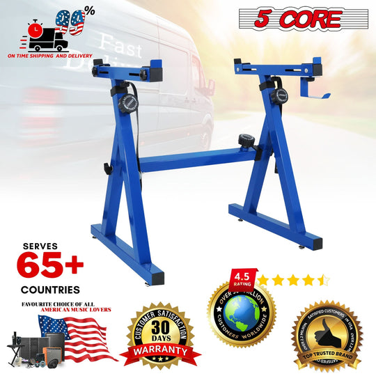 Adjustable Blue Z Style Heavy Duty Keyboard Stand for Piano