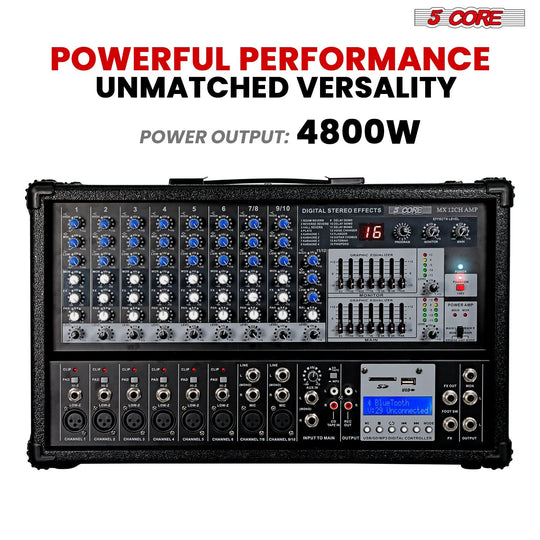 240V professional mixer system with MP3 playback