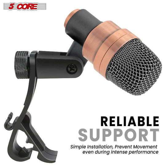 5Core uni-directional snare microphone with durable metal finish
