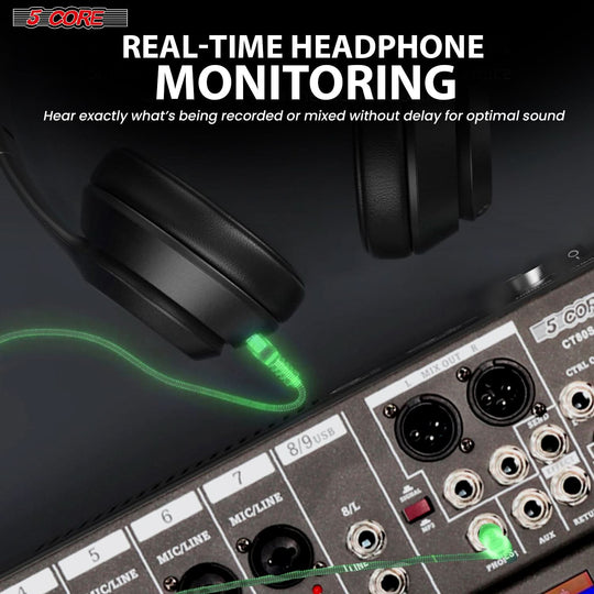 Versatile 8 channel sound board for live and studio use