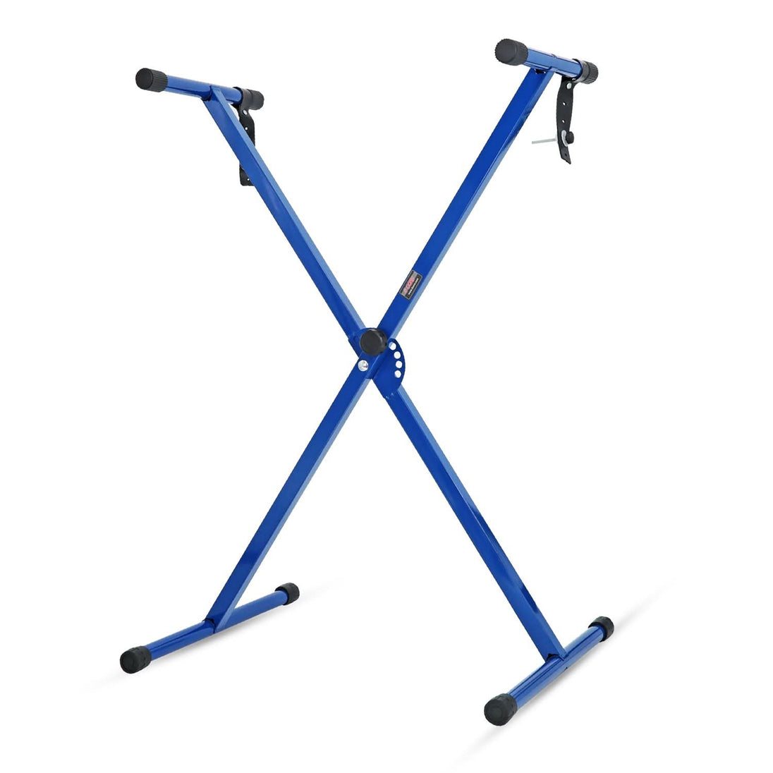 Adjustable Blue Single X Style Keyboard Stand for 49 to 88 Keys