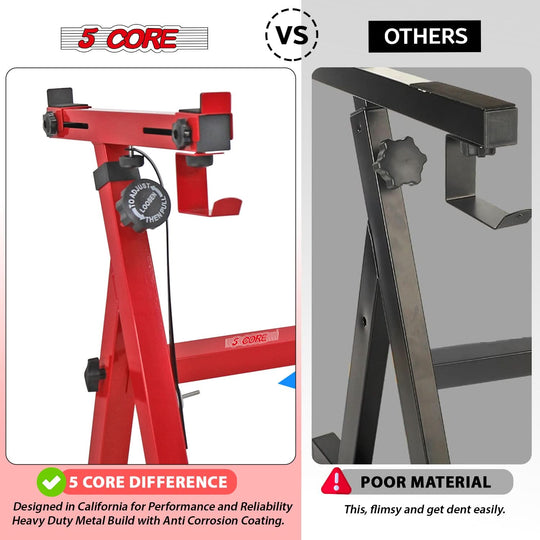 Heavy Duty Red Z Style Adjustable Keyboard Stand Piano Riser