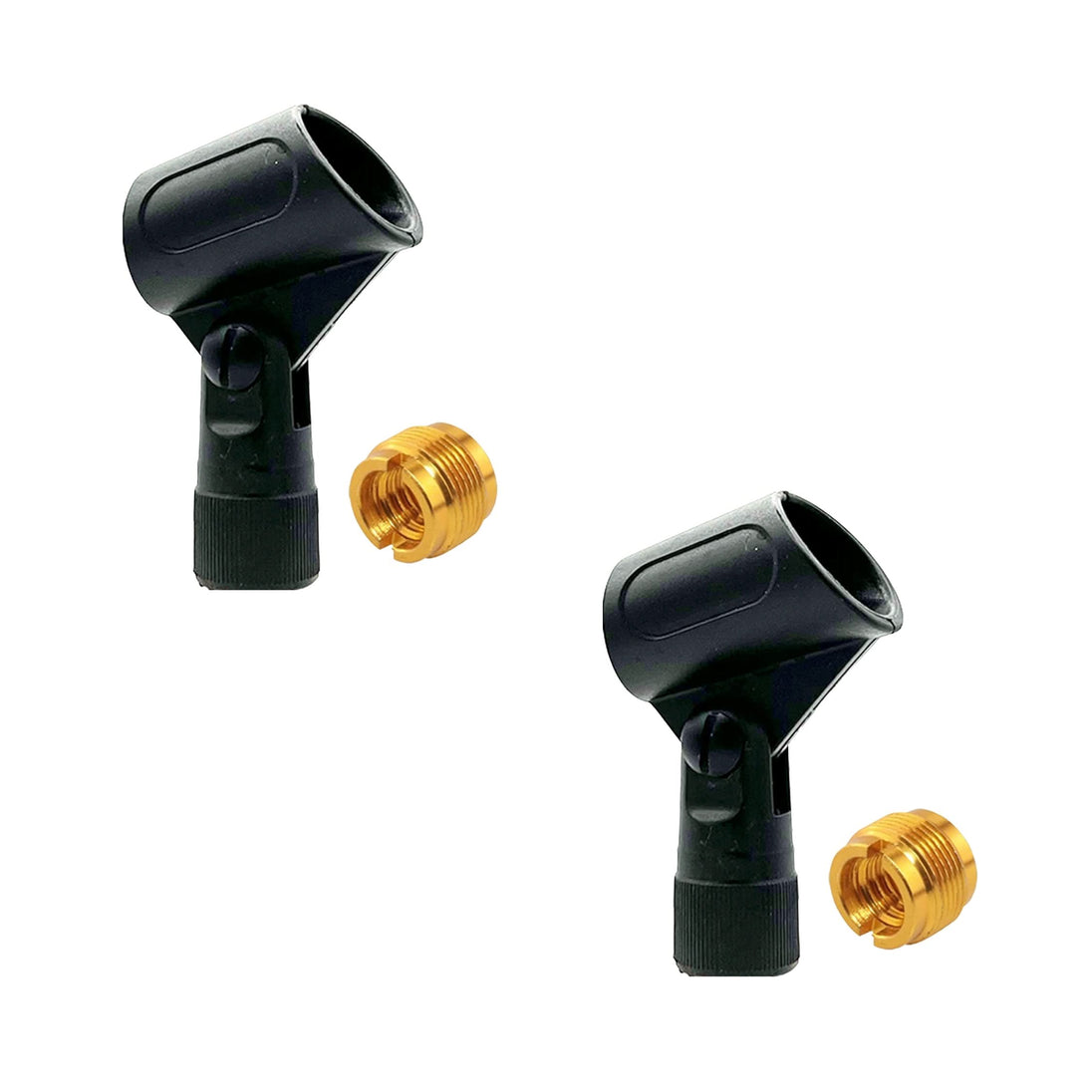 5 Core microphone clip holders pack with 2 clips and adapter screws