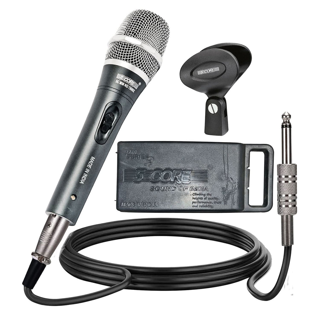 5Core XLR dynamic microphone for karaoke and studio recording