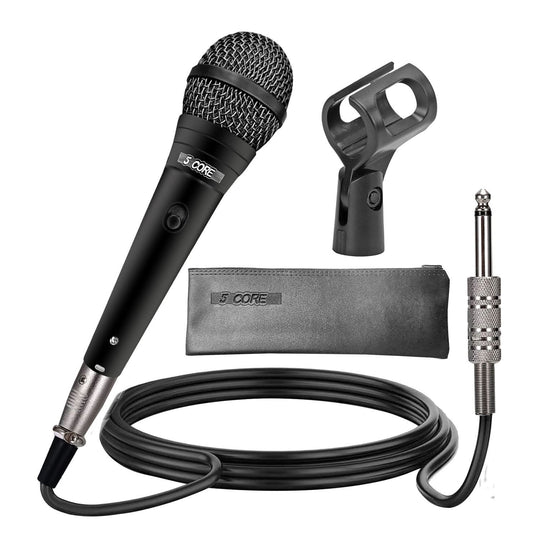 5Core XLR microphone dynamic handheld mic for studio and karaoke use