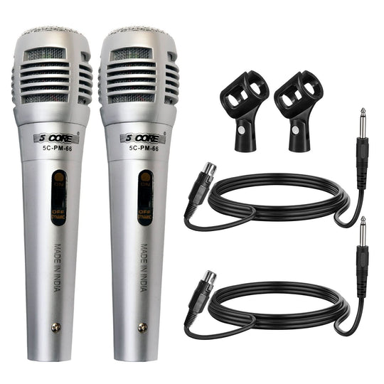 5Core XLR microphone dynamic mic karaoke singing studio mics handheld microfono